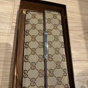 Gucci Beige and Brown Monogram Canvas Phone Case